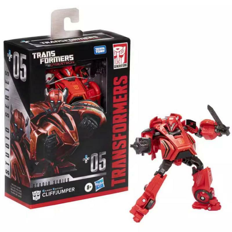 Hasbro-figura de acción Transformers Studio Series Deluxe, modelo WFC Cliffjumper, juguete para Hobby, regalos, 12cm, Original, en Stock