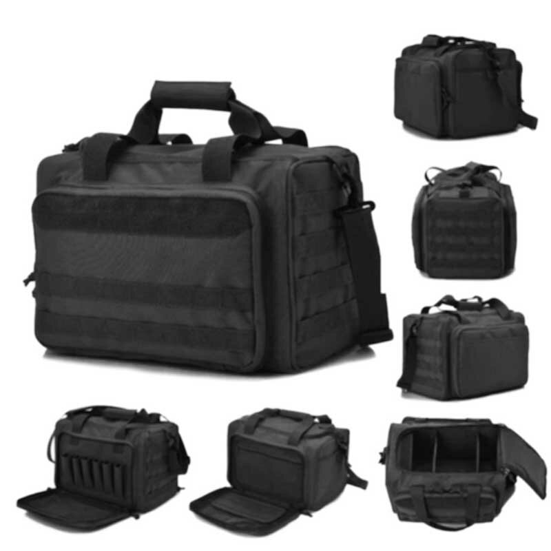 Outdoor Sports Storage Shoulder Bag Oxford 900D Waterproof Tactical Bag Molle Pistol Gun Bag Multifunctional Accessory Bag