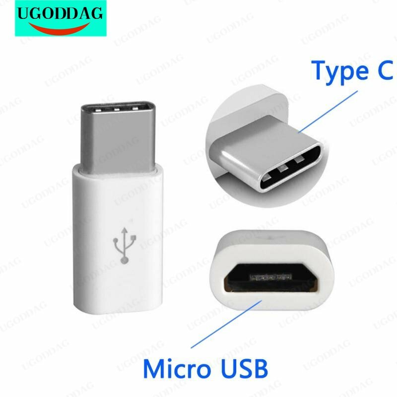 Mini adaptador de datos portátil USB 3,1 Micro a USB-C tipo C, convertidor para Xiaomi, Huawei, Samsung Galaxy A7