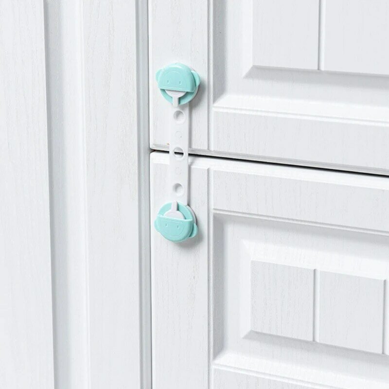 Child Safety Cabinet Lock Baby Locks for Drawers Toilet Fridge Door Latches Child Safety Strap Proofing Safe Quick Dropship