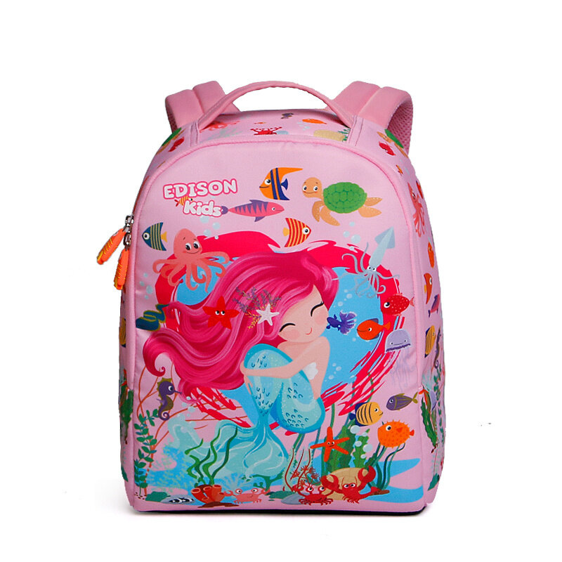 Школьный ранец для мальчиков и девочек-подростков, розовые милые ранцы с рисунком аниме