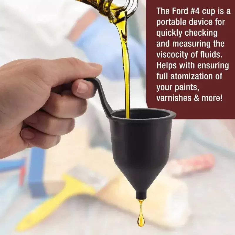 Quatro viscosidade medindo Cup, pintura 9076 Cup, Ford espessura do líquido, #4