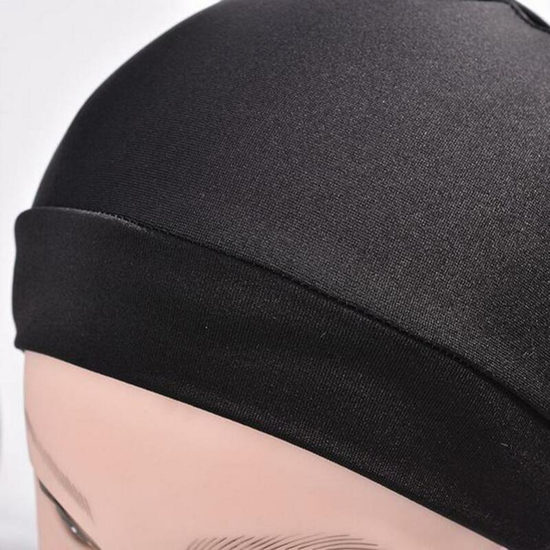 Tampão oco de peruca de malha estiramento de nylon para homens e mulheres, peruca frontal transparente do laço, snood oco, invisível HD Wig Cap 1 pc