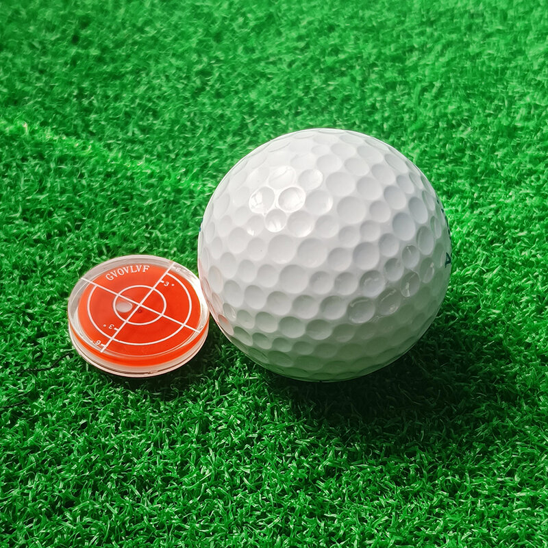 Маркер мяча для чтения уровня уклона гольфа, зажим для шляпы, спортивный тренировочный инструмент для игры в гольф на открытом воздухе, шесть цветов, подарок для игроков в гольф, 1 шт.