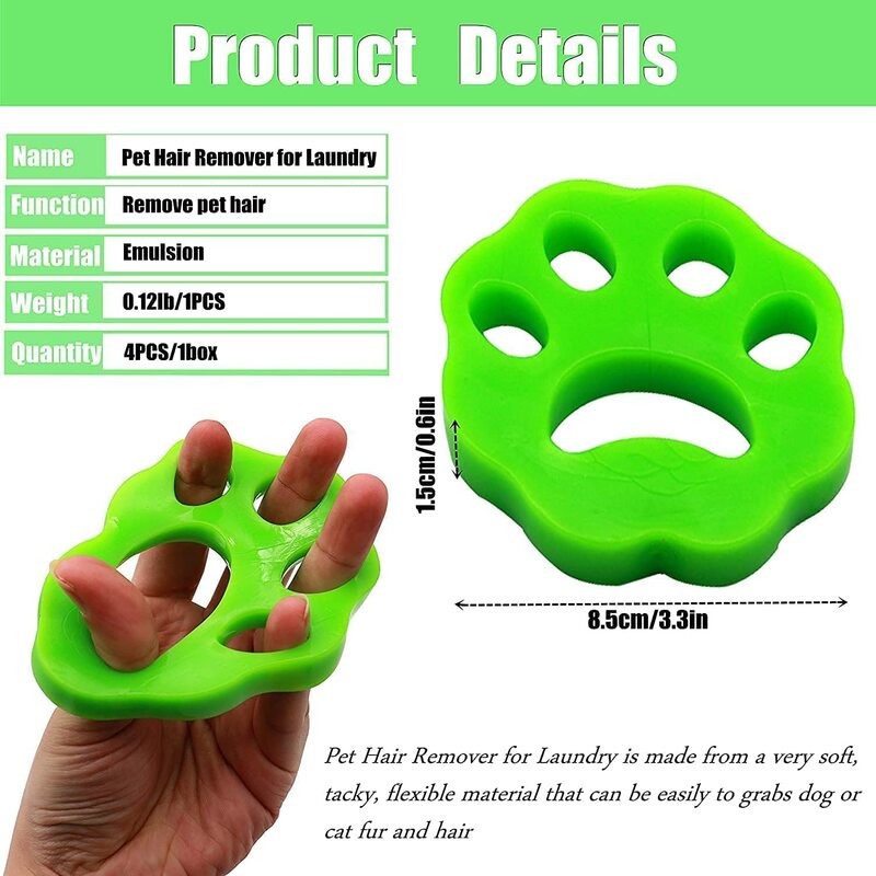 Pet Hair Remover for Laundry, Lint Catcher, Laundry Catcher for Washing Machine, Reusable Dog Hair Remover for Laundry