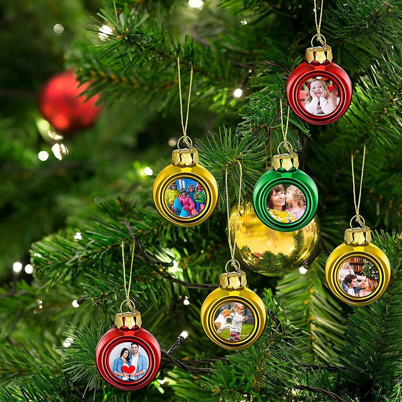 التسامي عيد الميلاد الكرة الحلي ، شجرة شاتيربروف لقضاء عطلة ، حفل زفاف الديكور ، 1.6 "، 9 قطعة