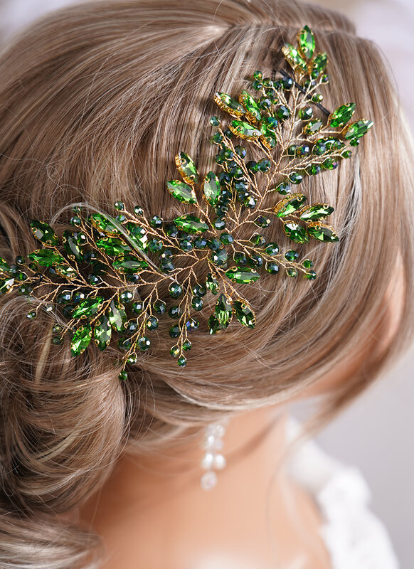Modny kryształowy wianek dla panny młodej Rhinestone ślubna ozdoba na głowę akcesoria do włosów dla kobiet chluba Tiara peruki imprezowe biżuteria