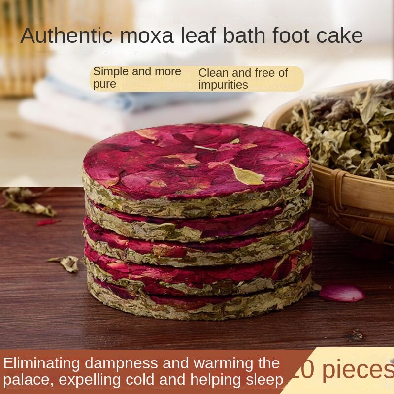 Rose Petals Argy Wormwood Foot Bath Medicine Pack Dampness , Detoxification and Cold Removing Improve Sleeping Warm Pala
