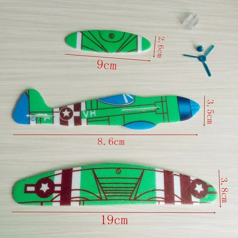 1/5/10Pcs สุ่ม Foam Glider เครื่องบินเครื่องบินมือโยนของเล่น19ซม.โหมดเที่ยวบินเครื่องบินจำลองเครื่องบินสำหรับเด็กกีฬากลางแจ้ง