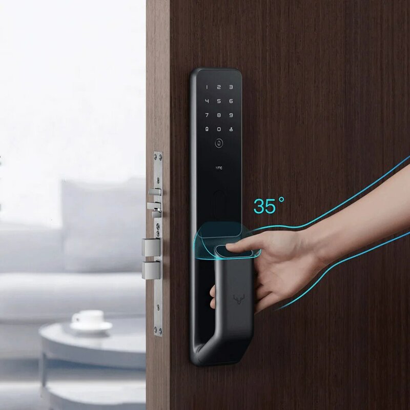 لوك S30 برو قفل الباب الذكي بصمة كلمة السر NFC الهاتف فتح التلقائي قفل الباب العمل مع شاومي Mi المنزل الذكي