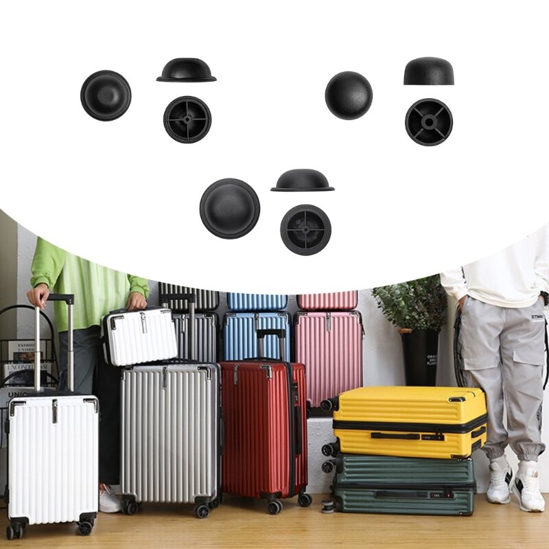 2 Stück Gepäckstollen Praktisches Gepäckbodenstollenständer Kofferfüße Polster Kofferständerfüße Ersatzzubehör