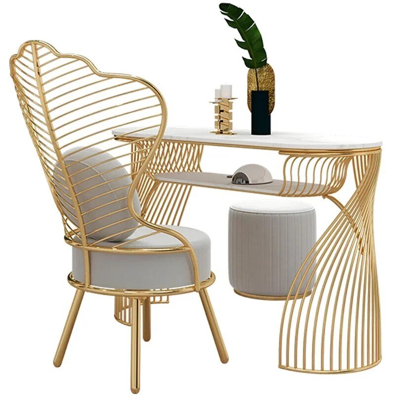 Luxury Modern Nail Desk Design Minimalist Slate Exquisite Manicure Tables Professionals Nordic  Manicure Furniture