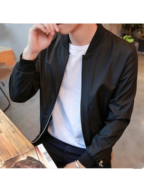 Korean version trendy Harajuku style bf loose outerwear for men ulzzang handsome versatile thin jacket students in spring summer