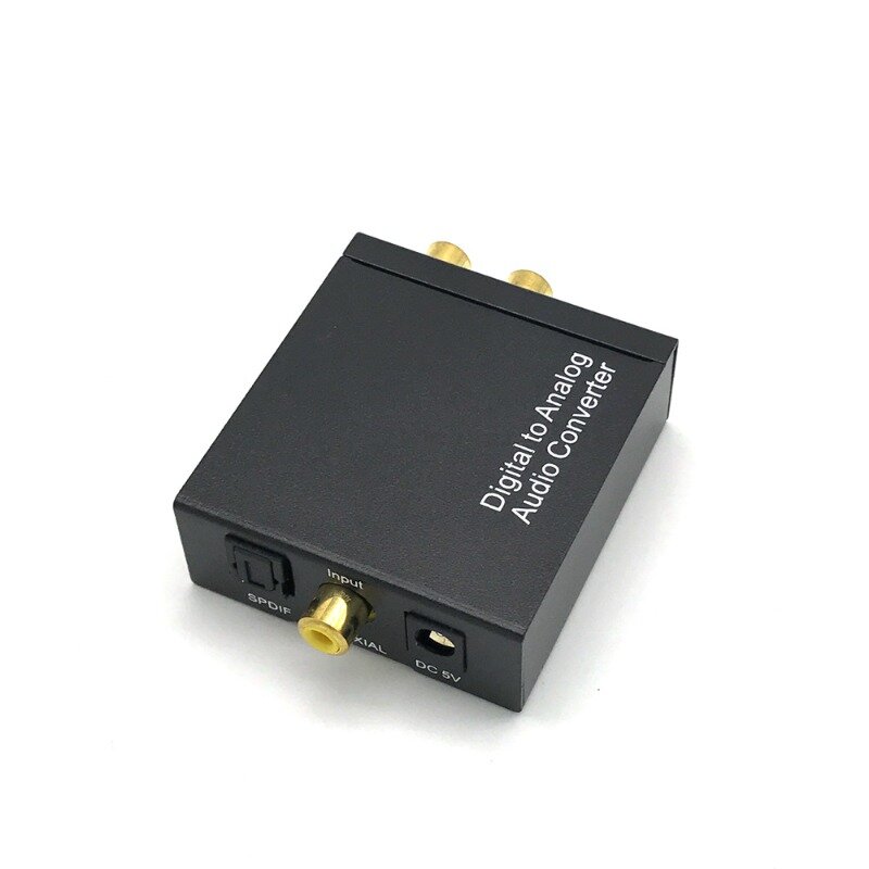 Aktualizacja Digital-To-analogowy konwerter Audio z gniazdo Jack do słuchawek 3.5mm dekoder dźwięku koncentrycznymi