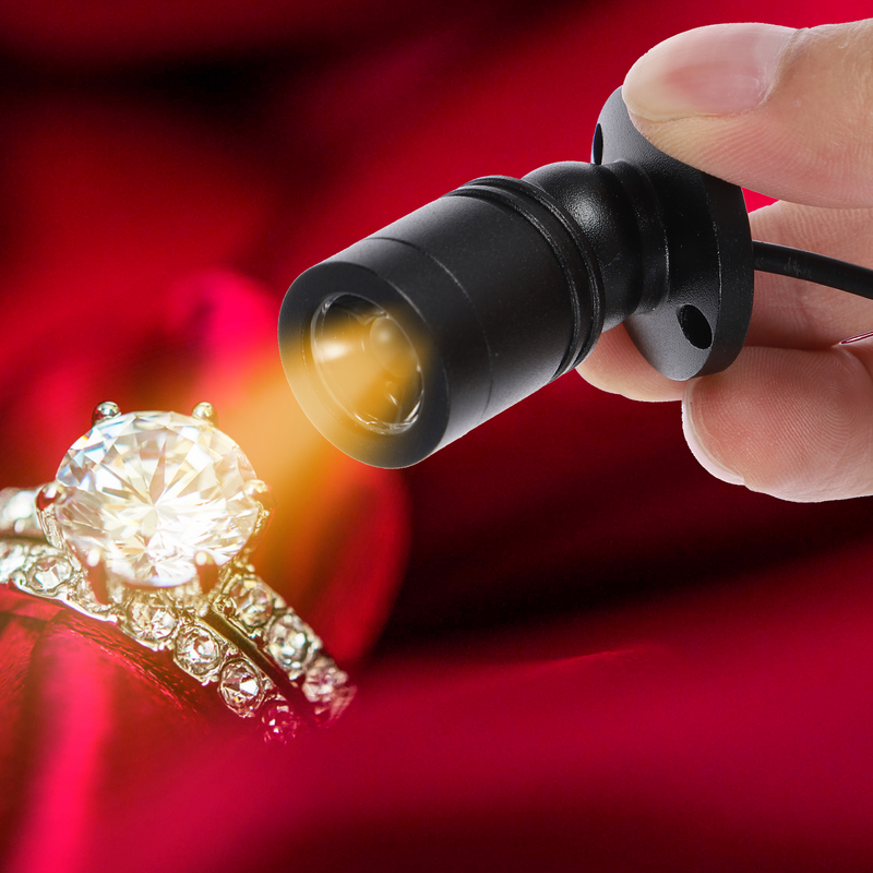 USB mały reflektor wewnętrzny biżuteria LED szafa sterownicza ze stopu aluminium zasilany przez USB