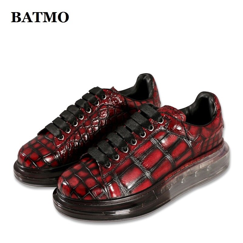 2023 new arrival crocodile belly skin causal shoes men,male Genuine leather