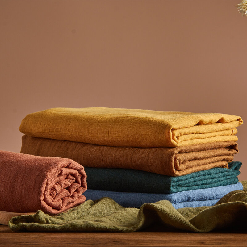 Kangobaby – couverture d'emmaillotage en mousseline pour nouveau-né, 2 pièces, Double épaisseur, 100% coton