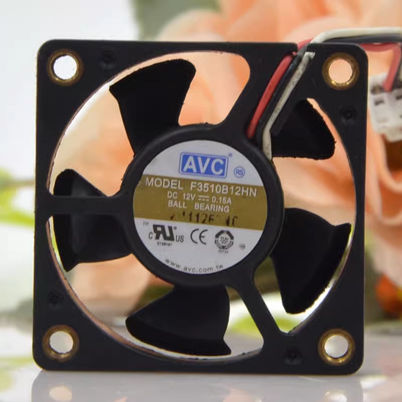 For AVC 3010 F3510B12HN 35mm 3.5cm DC 12V 0.15A 3 -line CPU Quiet Fan