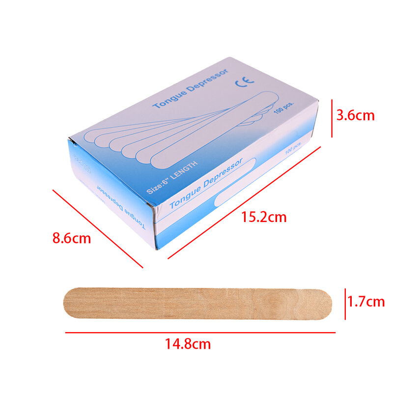 Wax Waxing Hair Removal Wooden Sticks Disposable Woman Skin Care Stirrer Toiletry Kit Wood Tongue Depressor Spatula Waxing Stick