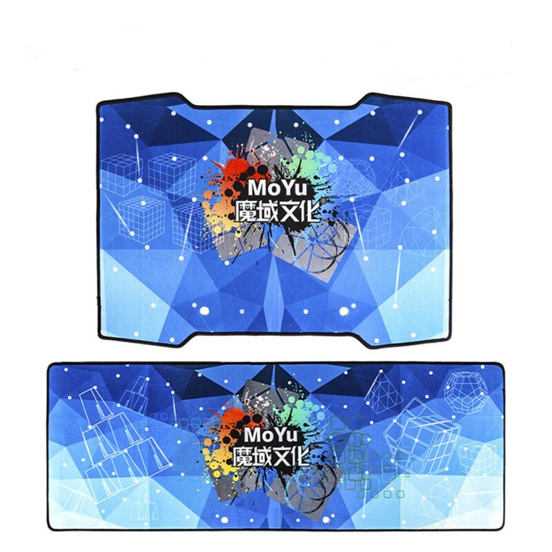 حصيرة مكعبات سحرية من Moyu Meilong ، حصيرة منافسة ، مؤقت مخصص للألعاب ، لعبة تعليمية للأطفال ، وسادة مكعبة ، 3x3x4x4
