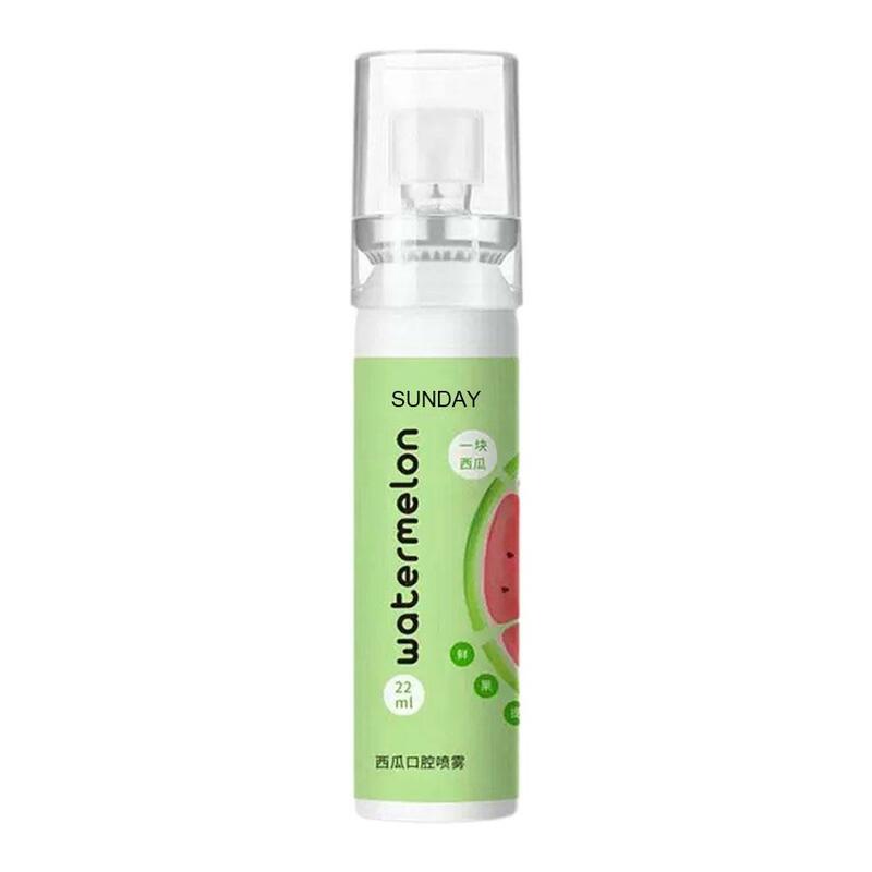 Fruite Oral Freshener Spray Peach Grapes Watermelon Liquid Spray Halitosis Refreshing Odor Mouth Oral 20ml Breath Care Fres H1M3