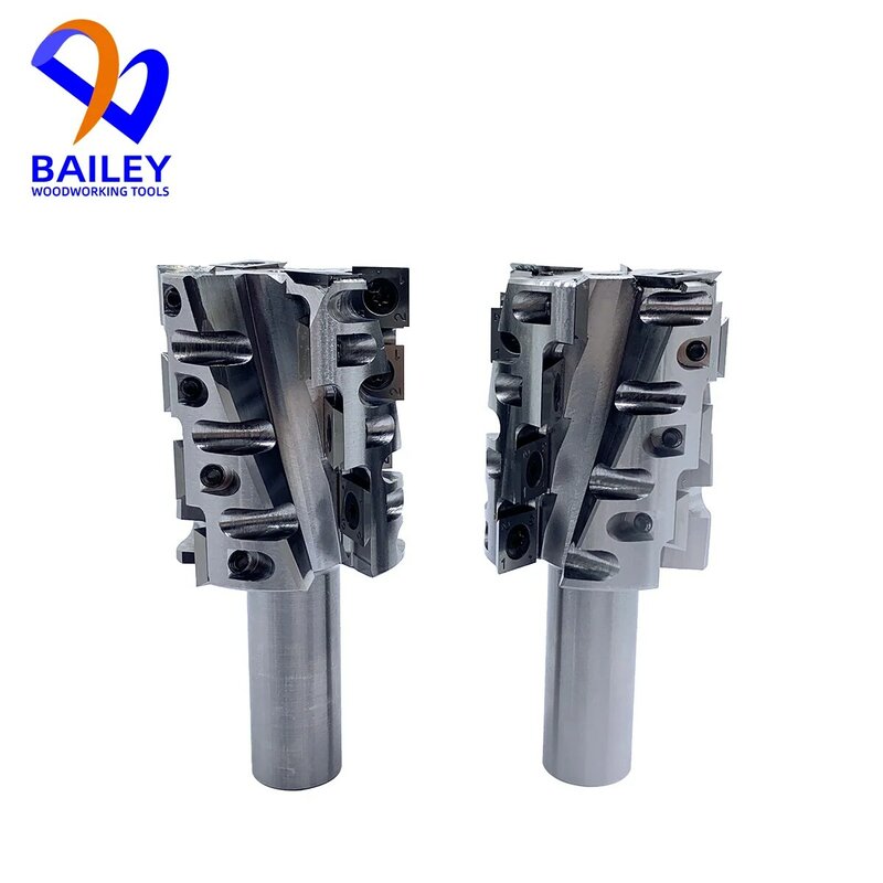 BAILEY 1PC  20x50x50/60mm Spiral Cutter WIth TCT Alloy Scraping Blade For Router CNC Machine Woodworking Tool Accessories