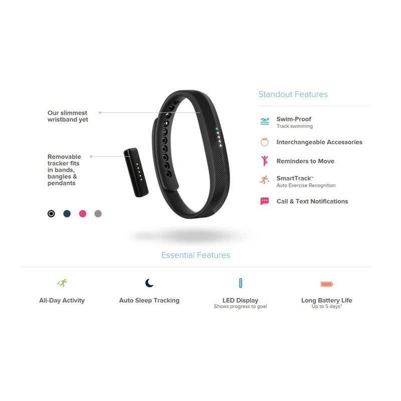 Nuovo cinturino Fitbit Flex 2 Fitness cinturino Smart band per donna uomo Sport heart tracker bands