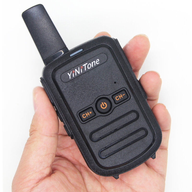 2pcs T17 Mini Walkie Talkie Radio bidirezionale portatile 0.5W/2W UHF 400-470MHz VOX USB Charge Scrambler Ham Radio ricetrasmettitore Hf