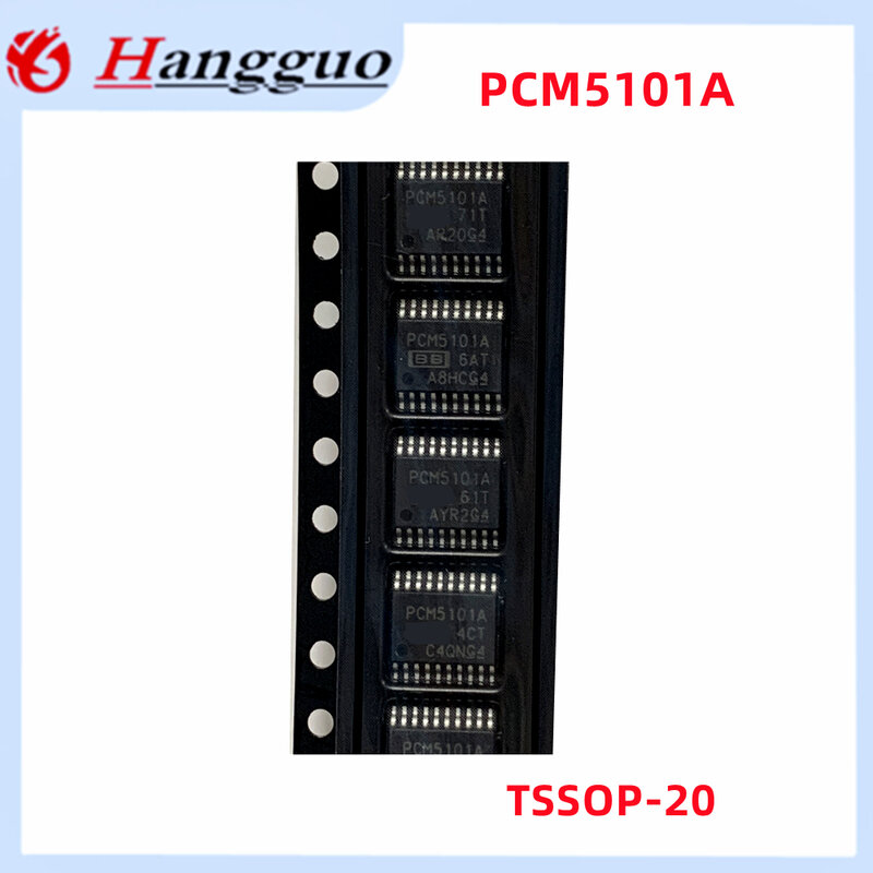 オリジナルのデジタル-アナログコンバーターチップ、pcm5102apwr、pcm5102apwr、pcm5102apwr、pcm5101apwr、pcm51011a、pcm5101、TSSOP-20、5-100個/ロット