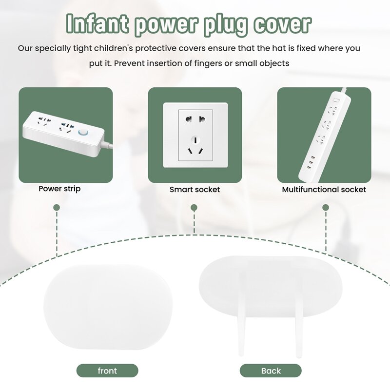 Plug Cover, Socket Plug Cover, (40 Pcs) Socket Plug, Socket Plug Cover, Baby Proof Socket Plug, For Baby Protection Electrical P
