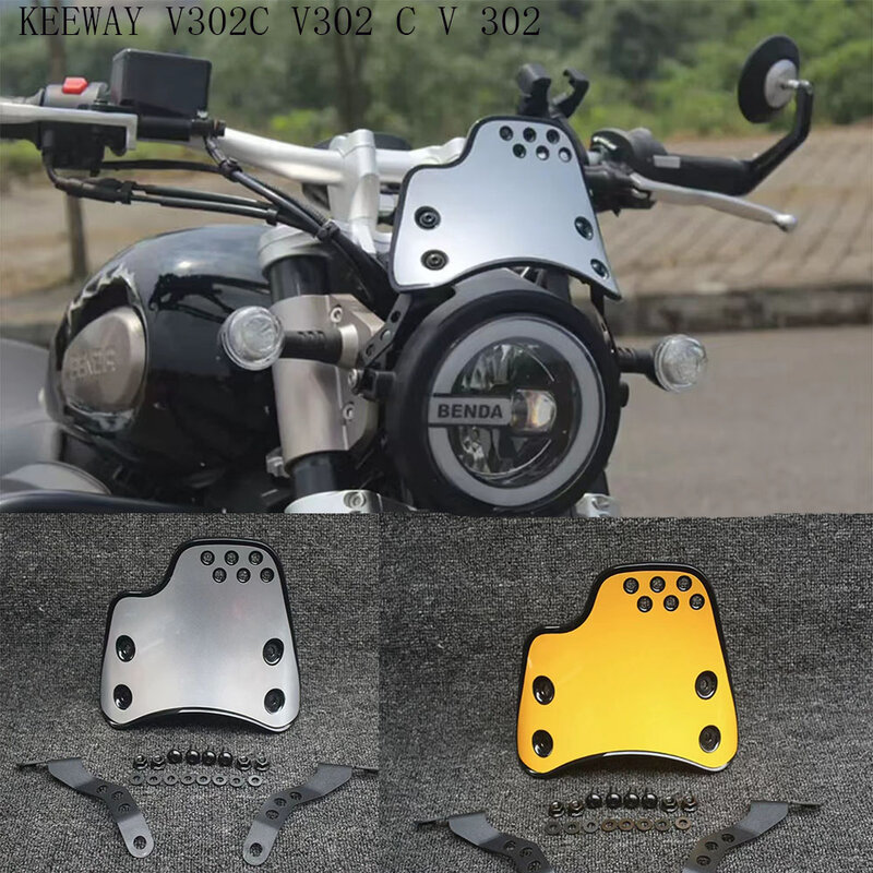 KEEWAY-Pára-brisas da motocicleta, Proteção para pára-brisas, Escudo para KEEWAY V302C, V302, C, V 302, Novo