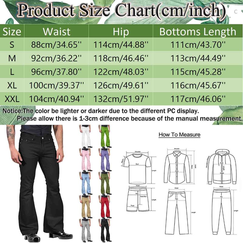2024 Flared Pants Fashion Pant For Men Cargo Casual Denim Lady Skinny Thicken Pants male Retro Pencil Trousers Pantalones