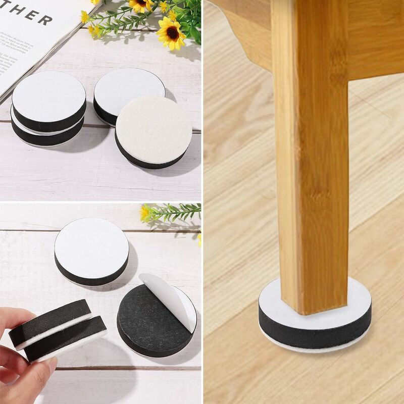 4Pcs Table Heightening Foot Pad Furniture Sofa Bed Leg Thicken Wear-resistant Non Slip Mats Floor Protectors Multi-function