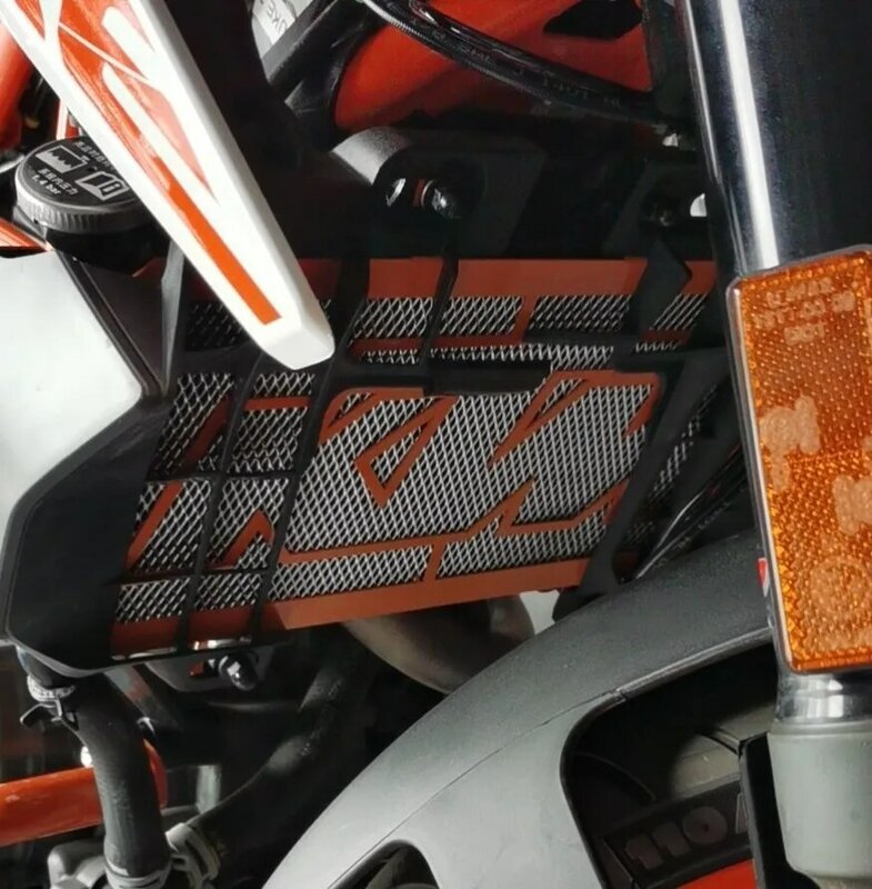 غطاء تبريد رادياتير دراجة نارية ، واقي محرك دراجة نارية ، غطاء شواء ، مشعاع KTM دوكي