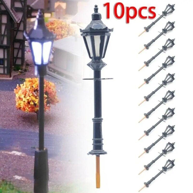 Lâmpada de rua plástica de alta qualidade, 3v, 10pcs, lâmpada luminosa, lâmpada conduzida diminuta, para a decoração home