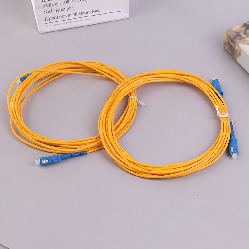 1Pc 3 Meter SC-SC Simplex Glasvezel Kabel Single Mode Ftth Pigtail Patch Koord