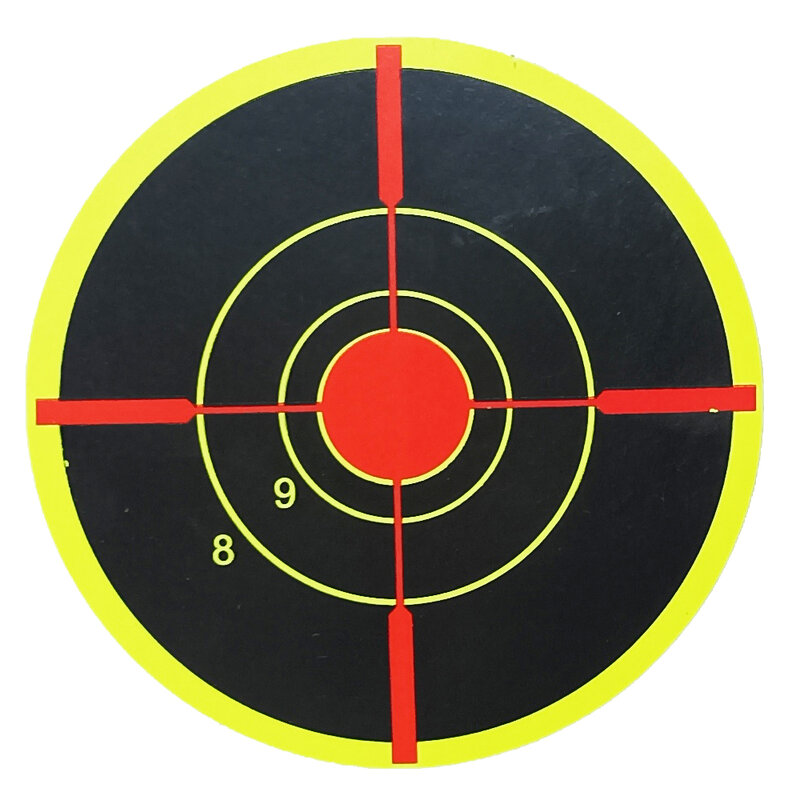 20 Pcs 3 "สี-Impact สติกเกอร์เป้าหมายที่มี Splatter Splash Effect กลางแจ้งและในร่มครอบครัวเกมทหารปืนยิงปืนกีฬา