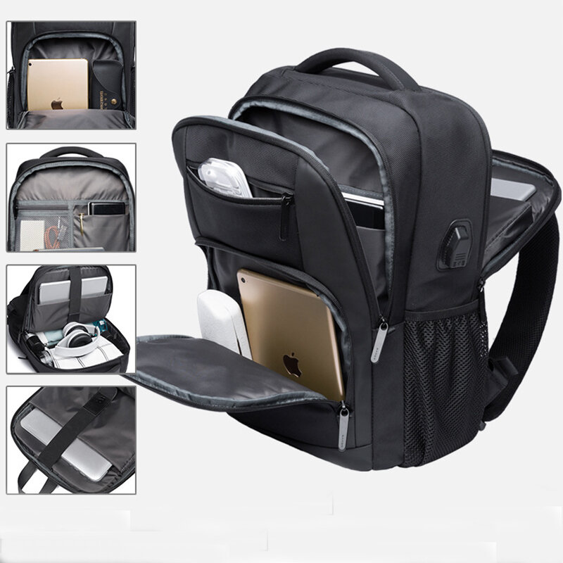 Bange męska designerska torba na laptopa torby szkolne dla chłopców męski motocykl taktyczny biznesowy plecak podróżny
