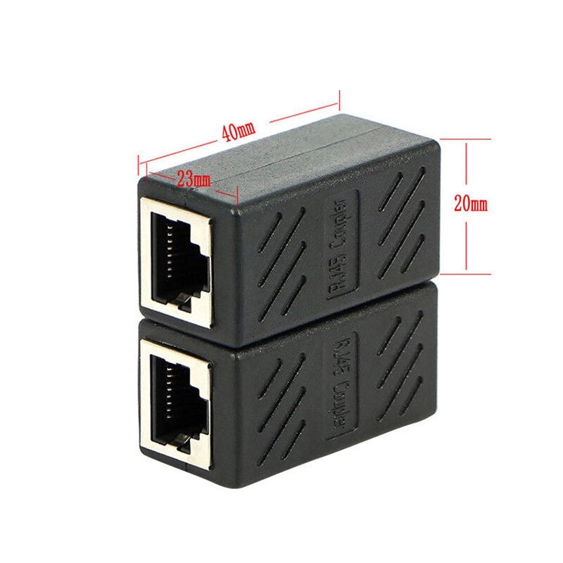 Couremplaçant de câble Ethernet RJ45, connecteur LAN en ligne, Cat7, Cat6, Catinspectés, adaptateur d'extension femelle à femelle, 1 pièce