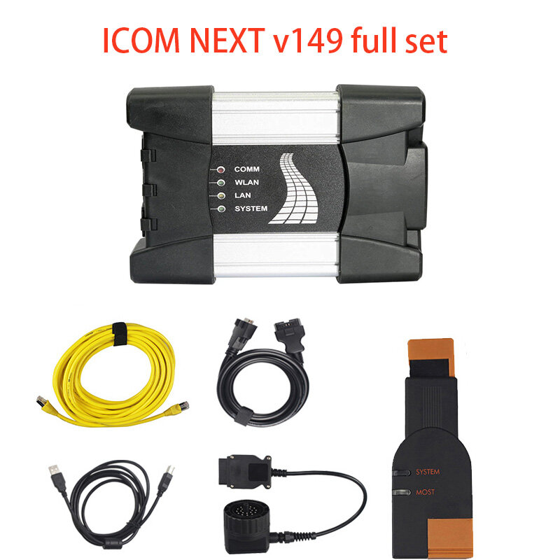 Herramientas de diagnóstico ICOM A2 para BMW, Firmware V149 ICOM NEXT, Software de escáner V2023.3, soporte de programación sin conexión, herramientas de reparación DOIP