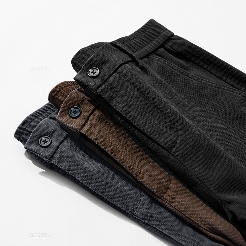 Новинка 2024, Высококачественные мягкие брюки из лиоцелловой ткани, свободные прямые джинсовые брюки для мужчин, модель 5XL