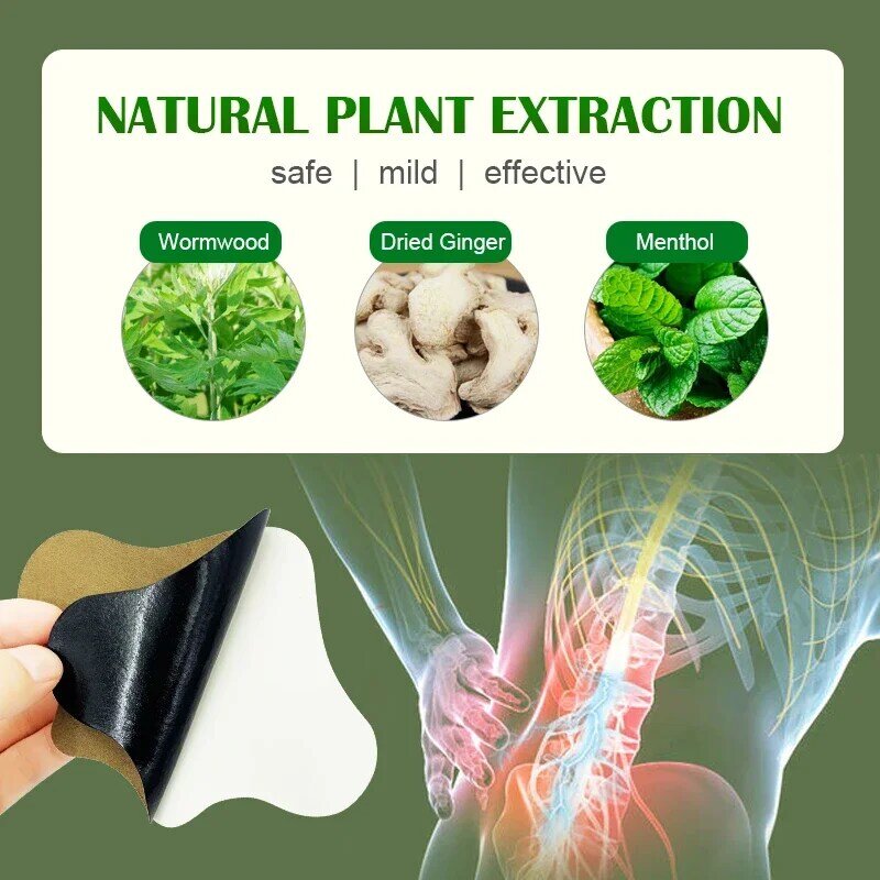 48pcs=4bags Lumbar Joint Plaster Herbal Medical Patch Arthritis Lower Back Sprain Neuralgia Back Pain Treatment Stickers A279