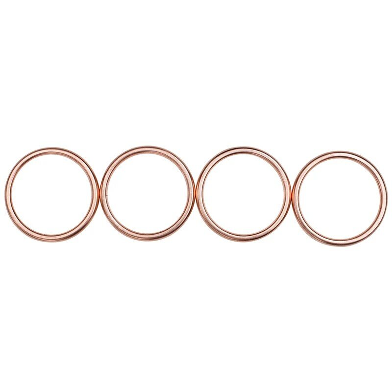 4 PCS Motorcycle Exhaust Pipe Gasket 42 x 36 x 2.5 MM