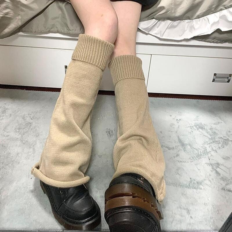 Женские гетры, женские носки для сапог, женские теплые Популярные свободные носки в японском стиле