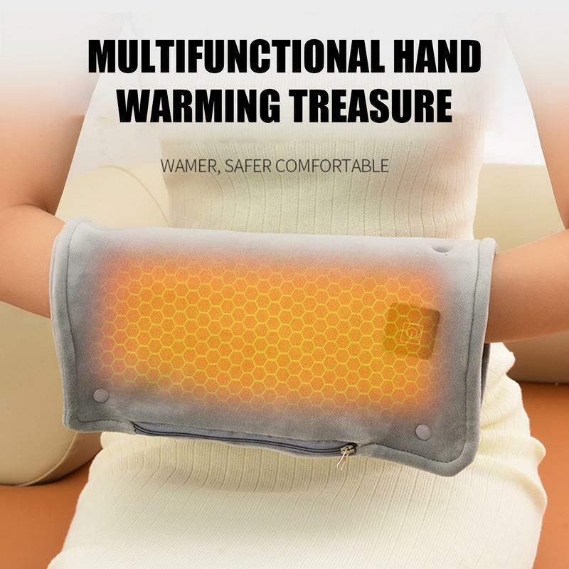Electric Hand Warmer Graphene USB Smart Thermostat Warming Bag  Washable USB Heating Pad Winter Heater Hands Feet Warming Bag
