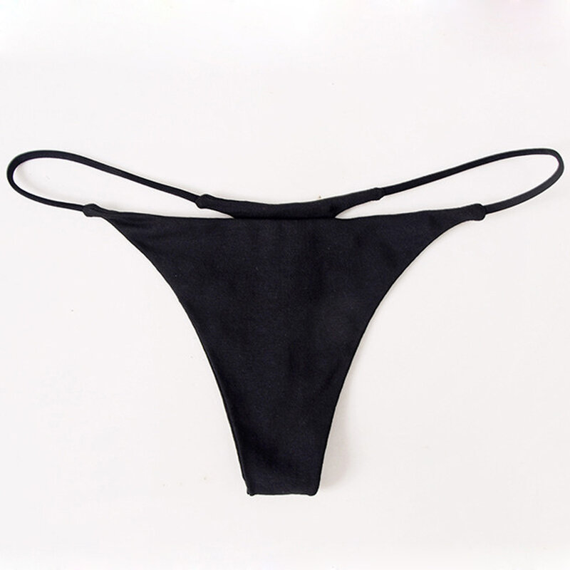 Sexy Plus Size Cotton Low Rise S-XL Bikini Panties Thongs Underwear G Strings