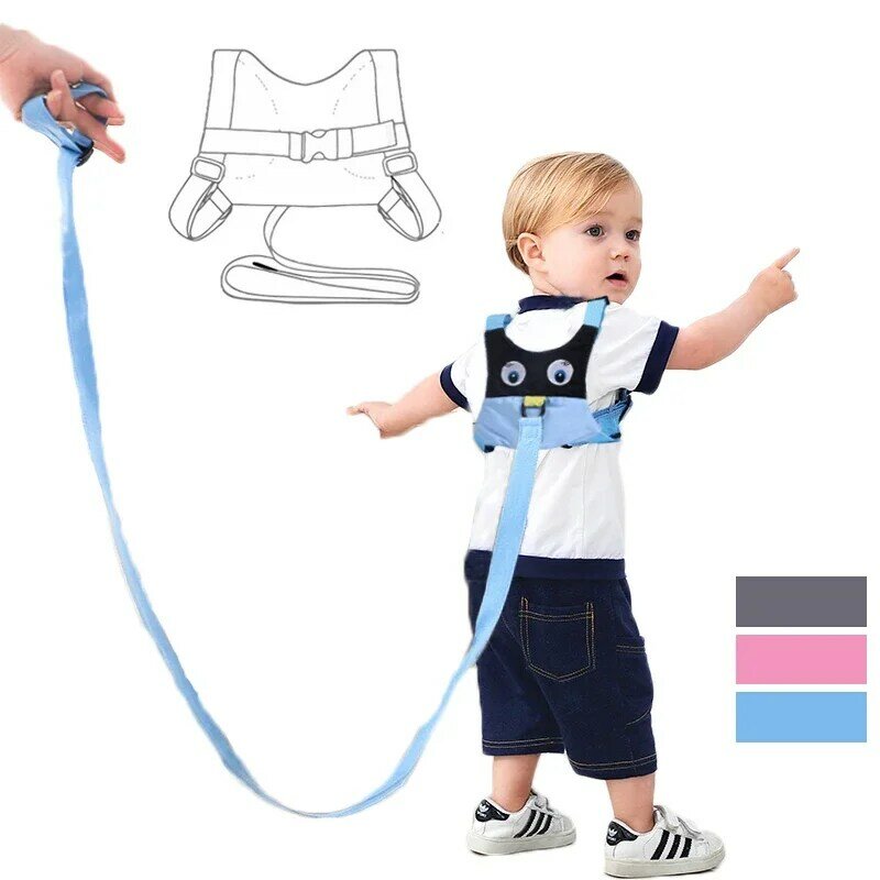 Arnés de seguridad para bebés, correa para niños pequeños, mochila antipérdida para exteriores, cinturón de seguridad para caminar para niños de 1 a 3 años