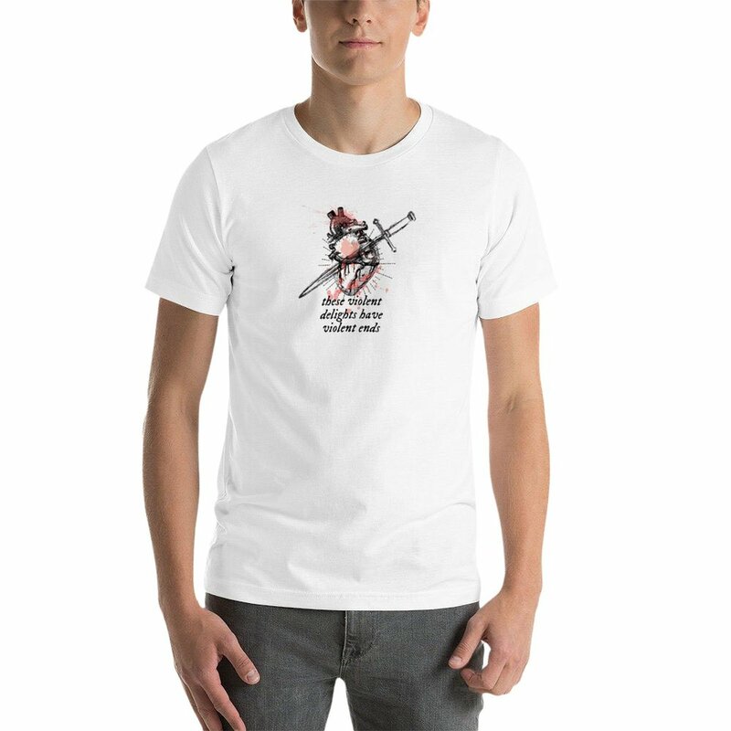 Novità three Violent Delights t-shirt magliette personalizzate t-shirt semplice t-shirt Anime t-shirt grafiche da uomo grandi e alte
