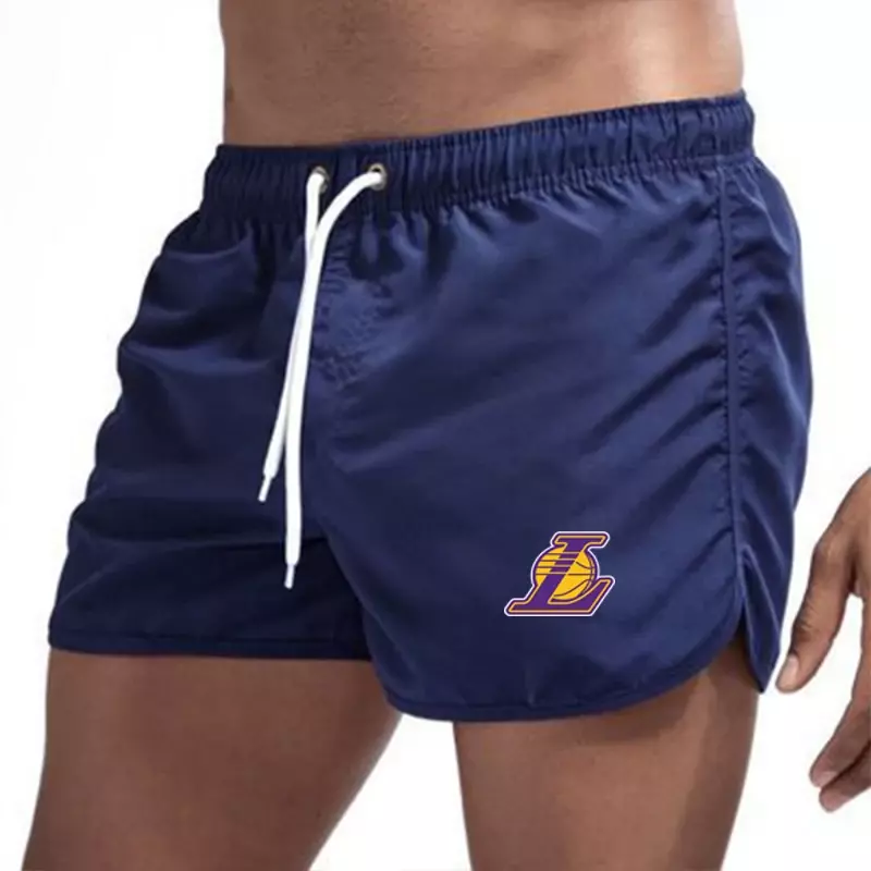2024 спортивные модные мужские брюки, летние мужские спортивные дышащие шорты из сетчатой ткани, пляжные брюки для бега