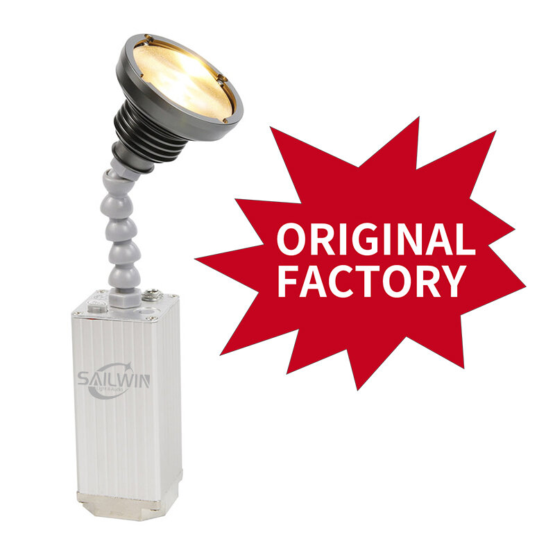 Yun-バッテリー駆動のLED懐中電灯,温かみのある白色磁気ランプ,djウェディングステージ照明,10wズーム,オリジナルの工場
